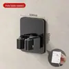 Clipe para Mop de Aço Inoxidável Gancho para Mop Montado na Parede Sem Furos Suporte de Armazenamento para Vassoura Mop de Banheiro