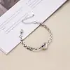 Nuevo Estilo Coreano Acero de Titanio Pulsera de Amor Correa de Reloj Cadena para Mujeres, Moderna, Lujo Ligero, Diseño de Nicho en Forma de Corazón, Gama Alta y Sin Decoloración