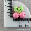 Acessórios de Resina Maçã, Fivelas Brilhantes para Sapatos, Acessórios de Frutas Morango, Materiais DIY Cereja, Capa de Celular com Cola Creme