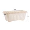 Maceta para plantar verduras puerro cebollín pequeño maceta artefacto para plantar verduras en balcón rectangular jardinería familiar ventas directas de fábrica