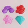 Ventas Directas de Fábrica Juguete Espacial para Niños Molde de Arena Accesorios de Arcilla de Colores Modelo Herramientas Gruesas para Jugar con Arena de Playa Venta al por Mayor