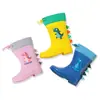 Botas de Lluvia con Cordón para Niños al por Mayor Ligeras Lindas Botas de Lluvia para Bebés Pequeños y Medianos Impermeables Equipo Exterior de Lluvia Zapatos de Agua para Bebés para Hombres