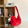 Bolsa Tote de Nylon Feminina de Grande Capacidade 2025 Nova Verão Versátil Ombro Transversal Bolsa Casual para o Dia a Dia Bolsa Dumpling