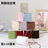 Cinta de gamuza de terciopelo coreano extra dulce con cordón para empaque de regalo de pastel, cinta tejida, cordón de gamuza