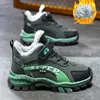 Zapatos infantiles transfronterizos para niños, zapatos de senderismo, nuevos de invierno, con algodón adicional, más gruesos, cálidos, resistentes al desgaste, estilo para niñas, zapatos deportivos para exteriores