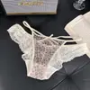 Bragas de Encaje para Mujer, Estilo Japonés, Sexys, Dulces y Picantes, Estampado de Leopardo, Malla Hueca, Estilo Pura Pasión, Tiro Bajo, Bragas Triángulo Transfronterizas para Niñas