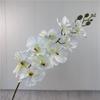 Flor artificial Phalaenopsis plisada de 9 cabezas para decoración del hogar, sala de estar, escaparate, etc.