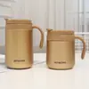 Caneca de Café de Aço Inoxidável Criativa para Estudante, Escritório, Carro, Copo Térmico, Presente, Em Estoque, Venda por Atacado, Copo de Água