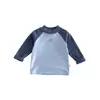 Camiseta térmica base para niños 2026 otoño e invierno color de dibujos animados bloques de color interior engrosado para bebés niños zdy6564