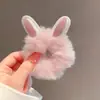Lazos para el Cabello de Peluche Lindos Coreanos y Japoneses para Niñas, Diademas de Astas de Ciervo, Bandas Elásticas Coreanas, Nuevo Estilo 2026 Accesorios para el Cabello de Niños para Coletas y Moños
