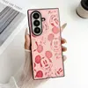 Funda de Teléfono Móvil Cartoon Mickey Modelo Nuevo Adecuado para Samsung Zfold3 Plegable Izquierdo y Derecho Creativo Zfold7 Modelo de Celebridad de Internet de Moda