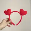 Nueva Linda Diadema de Felpa Nuevo Año Feliz Año Nuevo Danza del León Dibujos Animados Divertido Tocado Palo Trenzado Feliz Año del Dragón Diadema para Mujer