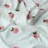 Tela bordada de crepé de gasa de algodón para bebé, doble gasa, manta pequeña, pijama