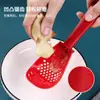 Cuchara para Arroz Cocina Multifuncional Moler Cocinar Cuchara Escurrir Agua Puré Cuchara para Moler Jengibre y Ajo Hogar Puré de Papa