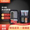 Fábrica al por mayor Shangjie Spring - Juego de lustrado de zapatos, caja de cepillos para zapatos, funda para lustrado de zapatos, aceite para mantenimiento de cuero pulido