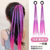 Peluca para niña, trenza de pelo, aro para el pelo, dulce y genial, trenza de boxeo, banda de goma, cola de caballo alta, banda de goma, cuerda para el pelo, accesorios para el cabello