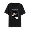 Homem japonês Jujutsu Kaisen Spell Back War MEGUMI Fuheihui Estampou camiseta de manga curta estilo europeu para homens e mulheres