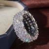 Cao Shi LAZADA caliente nuevo aaaaaaa anillo de garra cuádruple exagerado lujo joyería para parejas