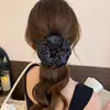 Presilha de Cabelo de Cetim com Bolinhas para Mulheres 2026 Novo Estilo Presilha para Parte de Trás da Cabeça Presilha Torcida Presilha de Alta Qualidade com Cabo Redondo Acessório de Cabelo Versátil