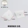 Hebilla de Panel Trasero de Mueble 4 Soportes Accesorios Sujetador Gabinete Armario Estante Código de Ángulo Pequeño Hebilla Trasera de Plástico Soporte de Estante