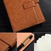 En stock Cuaderno de negocios con hebilla A5 B5, suministros de oficina sencillos, caja de regalo, bloc de notas, logotipo personalizable
