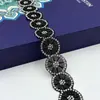 Cinta de Encaje con Pedrería Código de Barras Pegamento Termofusible Inferior Accesorios de Joyería DIY Accesorios para Vestidos de Novia Ropa Fábrica Venta al por Mayor