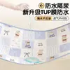 Funda acolchada antideslizante de dibujos animados para colchón de bebés y niños, protector de orina impermeable y resistente a las manchas, apto para niñas durante la menstruación, lavable a máquina