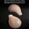 Protectores de pecho grandes de silicona fina transfronterizos, sujetador de realce grande con forma de copa y cierre frontal, protectores de pecho anti-expansión para tallas grandes