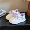 Tenis para niña para primavera y otoño 2026, nuevos zapatos casuales bajos tipo princesa dulces para niños, suela suave antideslizante