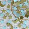 Linternas de Confeti de Estrellas y Luna Transfronterizas Diseño para Fiesta Navideña Decoración de Escritorio con Confeti de Luna Lanzamiento