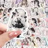 140 Lindas Pegatinas de Chicas Anime Estilo Ins, Pegatinas Decorativas Impermeables de Alta Calidad para Niñas Pequeñas