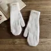 Corea del Sur Dongdaemun Dopamina Ins Guantes de Pelo de Conejo para Mujer Invierno Resistentes al Frío Cálidos Dedos Bolso de Moda Personalizado Set
