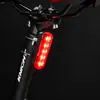 Luz Noturna para Ciclismo de Montanha Equipamento de Ciclismo Bicicleta de Estrada 5 Leds Longa Duração Luz de Ciclismo Carregamento USB Luz Traseira para Bicicleta