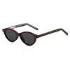 72511 Nuevas Gafas de Sol Polarizadas Ovaladas Coreanas de Moda para Hombres y Mujeres Celebridad de Internet Retro Fotografía Callejera Gafas de Sol Rojas Ancla