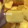 Porta-moedas Quadrado de Cor Sólida Cor de Doce Mochila Pequena Estofada Mochila Escolar Bolsa para Fones de Ouvido Mochila Casual Fofa Bolsas de Moeda