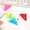 Clip Triángulo de Plástico Clip para Esquina Lateral de Libro de Texto de Estudiante Papel de Examen Clip Sellador de Bocadillos Clip para Facturas de Oficina Artefacto Antivuelco de Libro