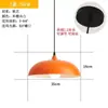 Lámpara Colgante Moderna Naranja para Restaurante de Comedor Estilo Industrial Restaurante Lámparas de Mesa de Hierro Restaurante de Hot Pot Restaurante de Barbacoa Lámpara Colgante