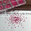 Acessórios pequenos de zircônia rosa choque para nail art, decorações de diamante, diamantes de fundo plano, item popular de celebridade da internet super brilhante, mini diamantes ultra brilhantes atacado