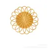 Decorações de Parede de Rattan Boêmio Nórdico Decorações de Parede Redondas Pingente de Parede para Sala de Estar de Hospedagem Decoração de Parede Pendurada
