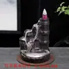 Incensário de Refluxo Artesanato Cerâmico Popular Buda Incenso Sândalo Montanha Alta e Água Corrente Decoração de Incenso para Casa e Escritório