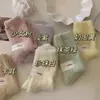 Calcetines Cálidos y Versátiles para Dormir de Otoño e Invierno Calcetines de Felpa de Coral Estilo Japonés Felpa de Visón Colores Caramelo Terciopelo Extra Caliente Calcetines para Deportes al Aire Libre