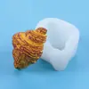 Molde de Silicona para Waffles Caseros Pan Croissant Galleta Fondant Pastel Vela Resina Huevo de Simulación