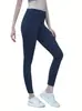 Pantalones de yoga cálidos de vellón de cordero de cintura alta para otoño e invierno, los más vendidos de Amazon en comercio exterior, leggings elásticos ajustados de control de abdomen europeos y americanos