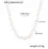 Rueda de la Fortuna Estilo INS Gotas de Agua Shijia Bei Cuentas Collar de Doble Capa Acero Inoxidable Electrochapado PVD Oro Real Joyería de Moda de Lujo Ligero