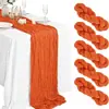 Amazon Transfronterizo Bali Hilo Mantel de Mesa Tela Plegada Fiesta Navideña Boda Decoración Mantel de Mesa Arrugado Venta al por Mayor