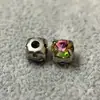 6mm Satélite Colorido Laser K9 Vidro Garra Pequena Redondo Proteína Cristal Iridescente Costurado à Mão Strass para Decoração de Roupas DIY