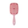 Peine Hueco de Paja de Trigo Platinum Fly para Cabello Largo de Mujer, Peine Masajeador de Meridianos del Cuero Cabelludo Antiestático para la Caída del Cabello