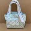 Bolso Original Japonés Acolchado Geométrico de Diamantes Nuevo Bolso de Hombro Cuadrado Grande en Forma de Diamante Estilo Commuter para Mujer