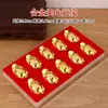 Reunião de Yuanbao Tesouro Escritório em Casa Ornamento de Yuanbao Dourado Presente de Inauguração para Amigos Ornamento