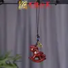 Colgante Creativo de Madera para Coche de Caballo de Madera Llavero de Poni Yiming Xianyuan Sándalo Verde Sándalo Rojo Sándalo Negro Caballo del Zodiaco Vibratorio